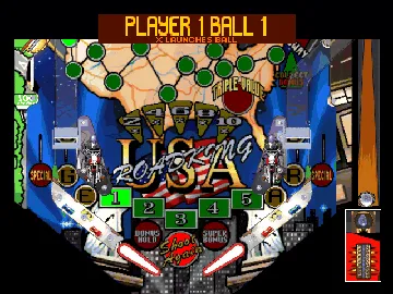 Hyper 3D Pinball (JP) screen shot game playing